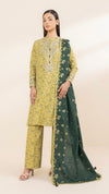 KHAADI 3 PC LAWN PRINTED SUIT
