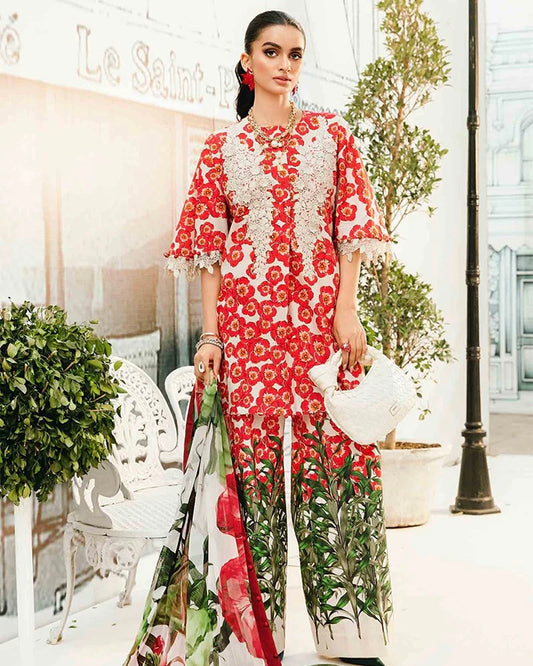 MARIA.B. 3 PC LAWN PRINTED SUIT
