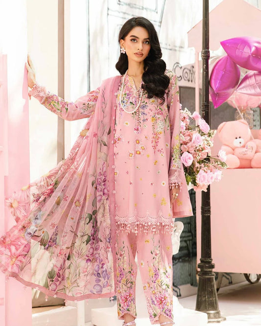 MARIA.B. 3 PC LAWN PRINTED SUIT