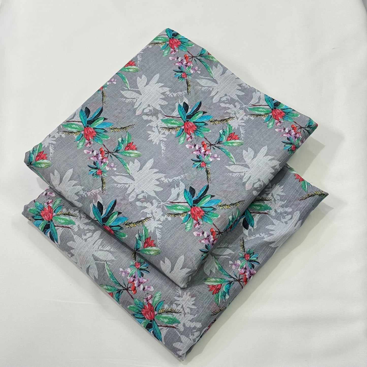 2 Pc Lawn All Over Print Suit - Al Arhum