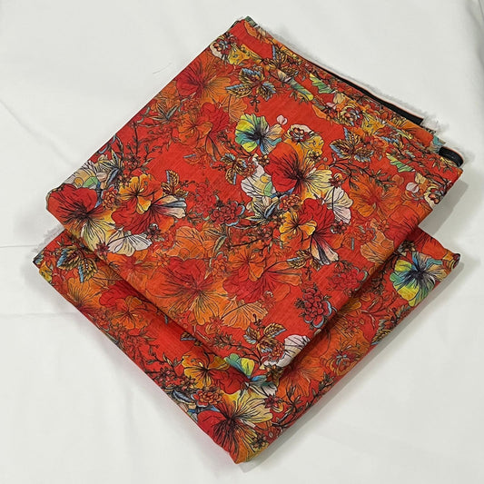 2 Pc Lawn All Over Print Suit