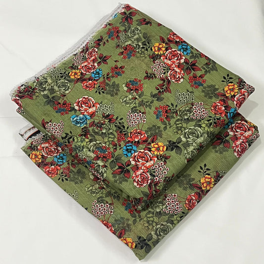 2 Pc Lawn All Over Print Suit