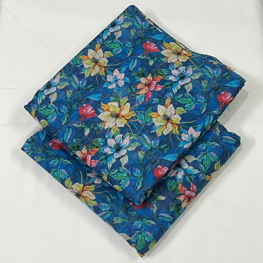 2 Pc Lawn All Over Print Suit