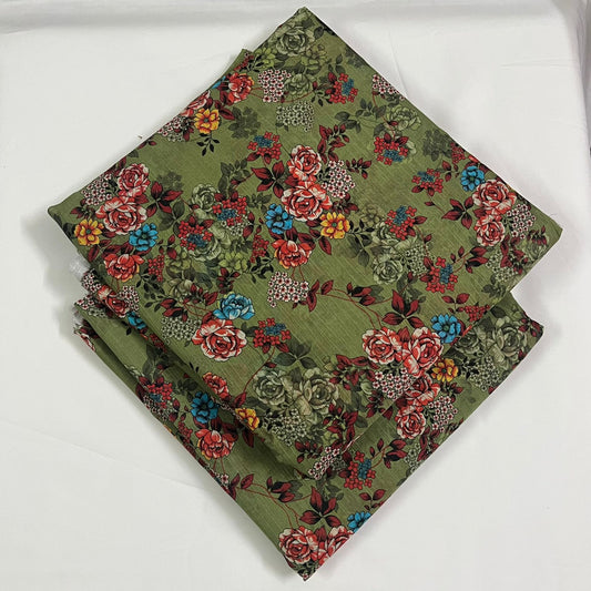 2 Pc Lawn All Over Print Suit