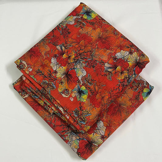 2 Pc Lawn All Over Print Suit